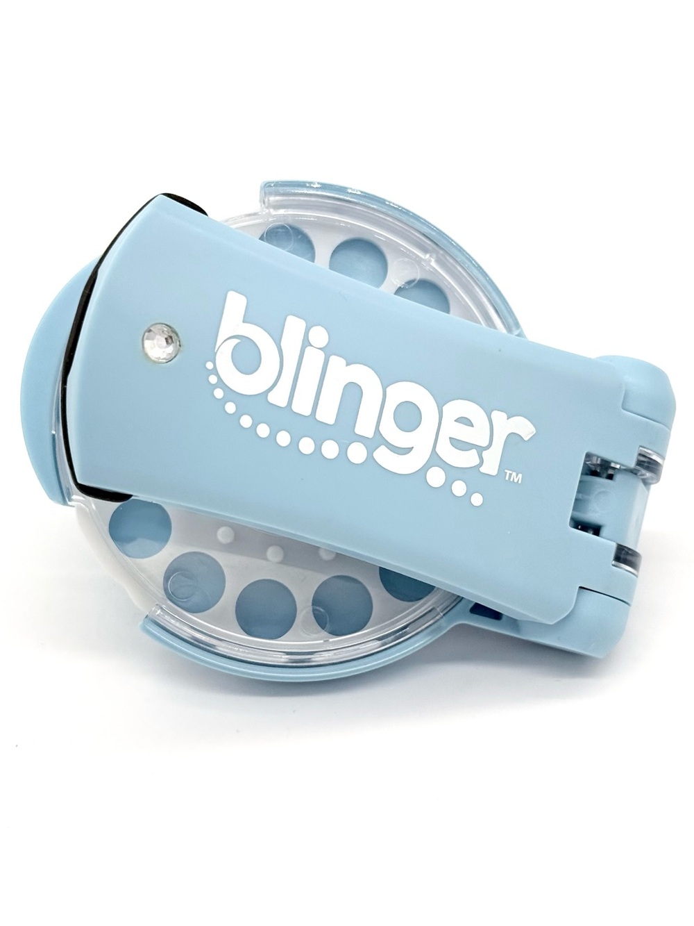 Blinger Hair Gem Stamper, Bedazzle Glam Styling Tool in Blue NO GEMS